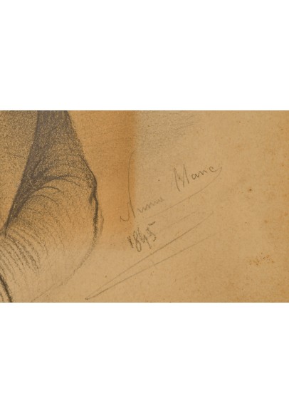 Блан де Лабарт Нюма Проспер (1816-1897) «Мужской портрет». 