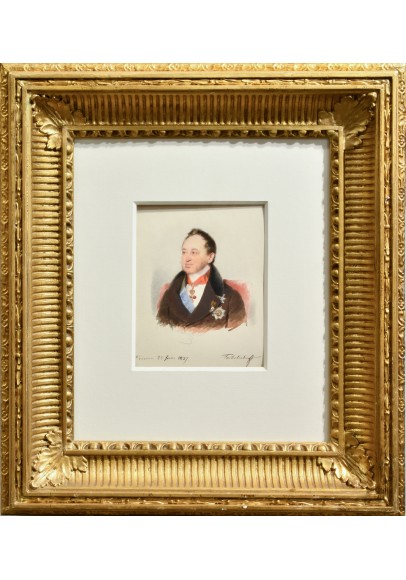Даффингер Майкл Мориц (1790-1849).  "Портрет Татищева Дмитрия Павловича (1767-1845)".