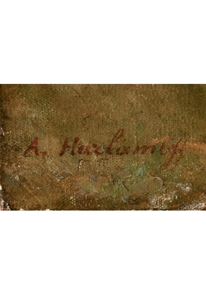 Харламов Алексей Алексеевич (1840-1925). «Портрет девочки».