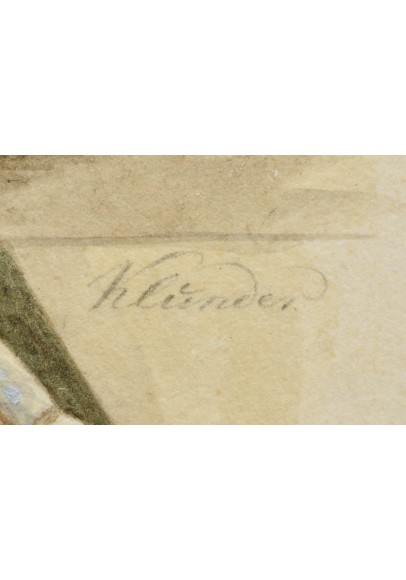 Клюндер (Клиндер) Александр Иванович (1802-1874). «Портрет военного в кирасе».