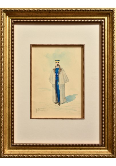 Маковский Александр Владимирович (1869-1924). «Портрет Великого Князя Николай Николаевича Младшего (1856-1929)». 