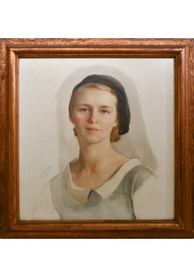 Сорин Савелий Абрамович (1878-1953). «Портрет Марии Викентьевны Шаляпиной (Карпиловской-Бобрик) (1901-1988)». 