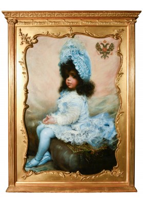 Тадеус Генри Джонс (1859-1929).  «Портрет великой княжны Елены Владимировны в возрасте 4-х лет». 